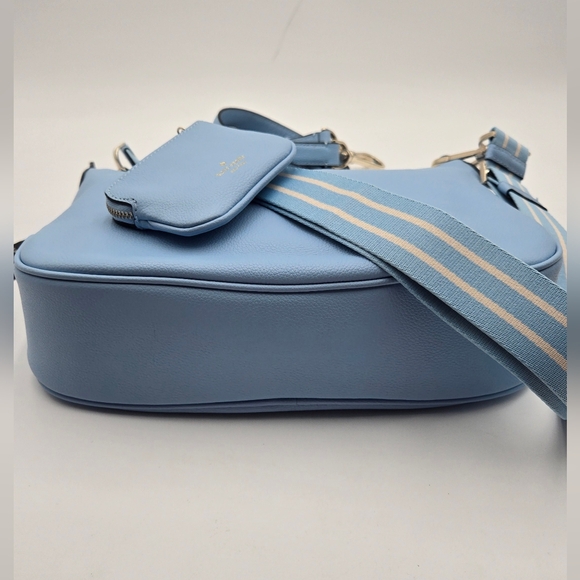 #124 NWT - Kate Spade Rosie Leather Shoulder Bag (Celeste Blue) - Picture 9 of 16